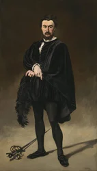 Philibert Rouvière as Hamlet